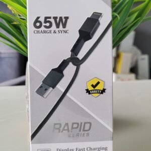 Hitage  65W  Lightning Data Cable  "RAPID SERIES" Length 1M