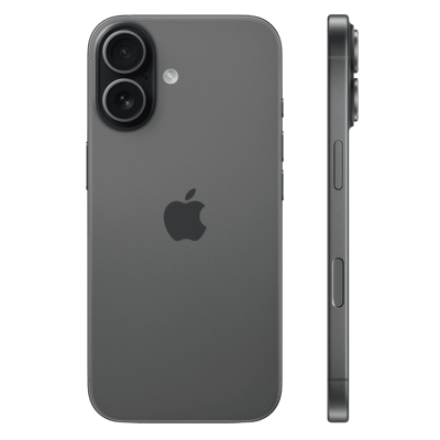 Apple iPhone 17 Space Gray back and side view